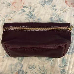 Plum Portland Leather Goods cosmetic case